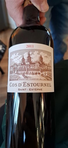Bordeaux Saint-Estèphe Grand Cru Cos d'Estournel 2011
