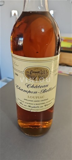 Bordeaux Loupiac Château Champon-Bellevue 1989