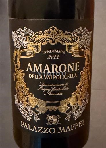 Vinos Amarone della Valpolicella Palazzo Maffei - 2022 - Opiniones