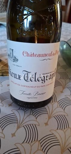 Rona dolina Châteauneuf-du-Pape Domaine Vieux Télégraphe La Crau Neleten.
