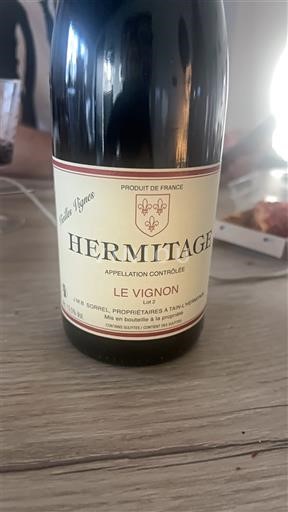 Valle del Rodano Hermitage Sorrel Le Vignon 2022