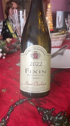 Wines Rouge sec Hervé Charlopin 2022 France Burgundy Fixin AOC