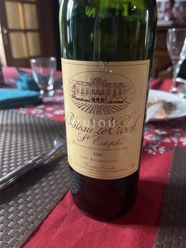 Bordeaux Saint-Estèphe Cru Bourgeois Château Le Crock 1996