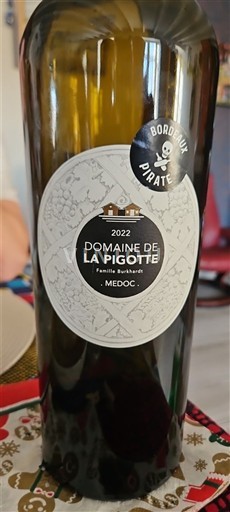 Bordeaux Médoc Domaine La Pigotte 2022