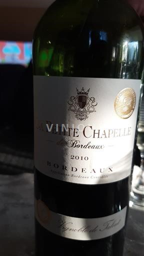 Bordéus Vignoble de Tutiac La Petite Chapelle 2015