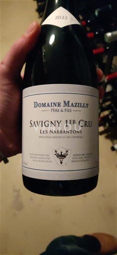 Burgundsko Savigny-lès-Beaune Premier Cru Domaine Mazilly Père & Fils Les Narbantons 2022