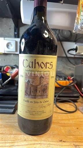 Sudoeste Cahors Cave d'Olt de Bretenoux Vieilli en fûts de chêne 1996