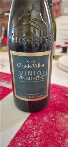 Valle del Rodano Vinsobres Domaine Vallot Claude Vallot 2014