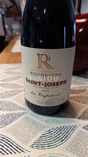 Vin Rouge sec La Reposoir Domaine Rochevine 2023 France Vallée du Rhône Saint-Joseph AOC