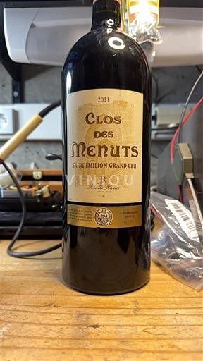 Bordeaux Saint-Émilion Grand Cru Grand Cru Clos des Menuts 2011