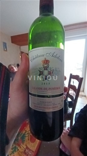 Vinhos Rouge sec Château Adeline 2015 França Bordéus Lalande-de-Pomerol AOC