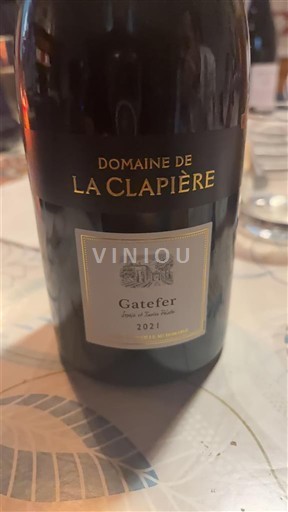Languedoc ja Roussillon Pays d'Oc Domaine La Clapière Gatefer 2021