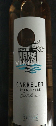 Burdeos Bordeaux rosado Tutiac Carrelet d'Estuaire Confidences Sin añada