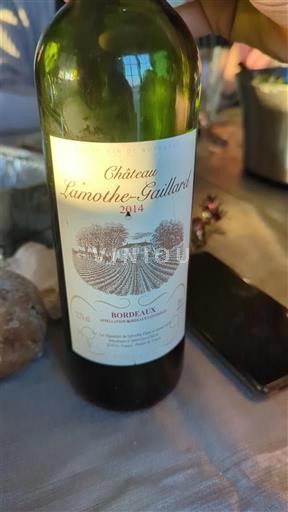 Bordeaux Château Lamothe-Gaillard 2014