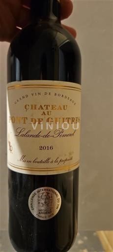 Bordeaux Lalande-de-pomerol Chateau au Pont de Guîtres 2016