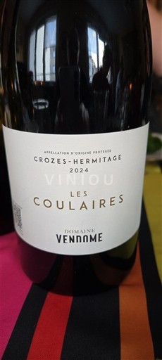 Rhône Valley Crozes-Hermitage Domaine Vendôme Les Coulaire 2024