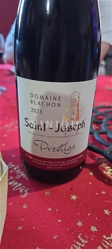 Vini Rouge sec Prestige Domaine Blachon 2023 Francia Valle del Rodano Saint-Joseph AOC