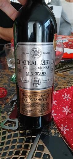 Langvedok Minervois Château Artix Le XV d'Artix Neleten.