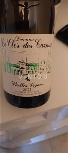 Údolí Rhôny Vacqueyras Domaine Le Clos des Cazaux Vieilles Vignes 2021