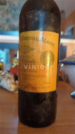 Bordeaux Saint-Émilion Grand Cru Château Cheval Blanc 1961