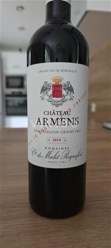 Bordeaux Saint-Émilion Grand Cru Château Armens 2019