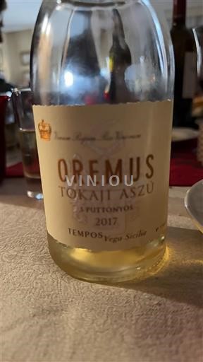 Tokaj Không được chỉ định Oremus 5 Puttonyos 2017