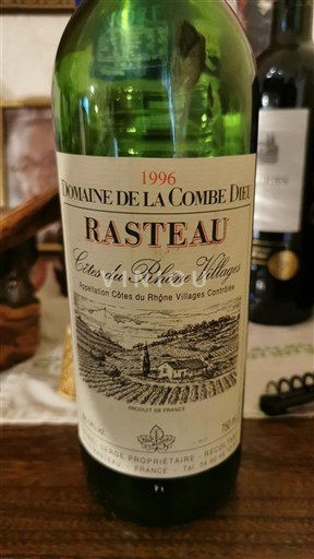 Rhônetal Rasteau Domaine La Combe Dieu 1996