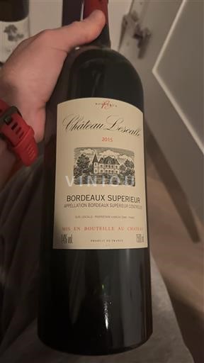 Bordeaux Bordeaux Supérieur Château Lescalle 2015