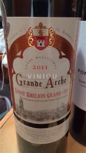 Burdeos Saint-Émilion Gran Cru Grande Arche 2011