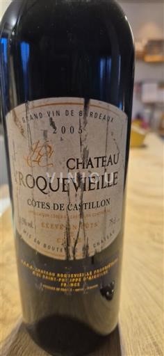 Bordeaux Ni doloceno Château Roquevieille 2005