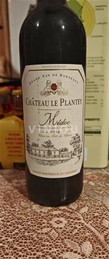 Bordeaux Médoc Château Le Plantey 2004