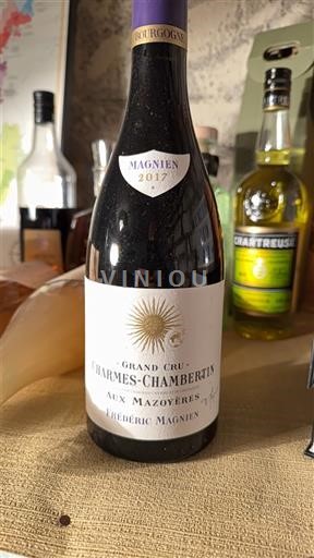 Burgundy Charmes-Chambertin Grand Cru Frédéric Magnien Aux Mazoyères 2017
