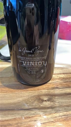 Provence Coteaux Varois en Provence La Grand'Vigne Les fournerys 2021