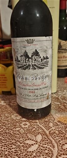 Bordeaux Saint-Émilion Grand Cru Grand Cru Château Berliquet 1982