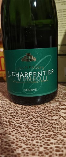 Šampanja Šampanjec J. Charpentier Réserve Neleten.