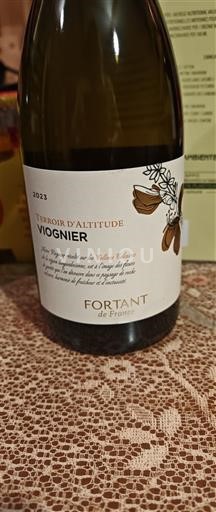 Linguadoca e Rossiglione Paese d'Oc Fortant de France Terroir d'Altitude 2023