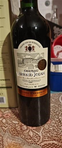 Bordeaux Côtes de Bordeaux Château Arnaud Jouan Prestige 2020