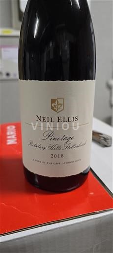 Vùng ven biển Stellenbosch Neil Ellis Pinotage Bottelary Hills Stellenbosch 2018