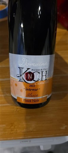 Alsace Domaine Koch Pierre & Fils Intense 2022