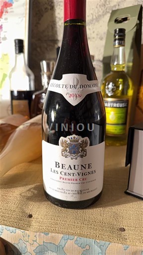 Burgundsko Beaune Premier Cru Domaine Récolte du Domaine Les Cent-Vignes 2018