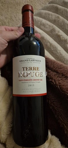 Bordeaux Saint-Émilion Grand Cru Grand Cru Château Grand Barrique Terre Rouge 2015