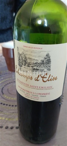 Burdeos Puisseguin-saint-émilion Champs d'Élise 2020