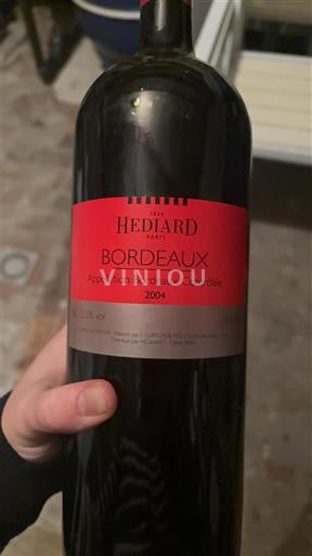 Bordeaux Hédiard 2004