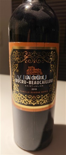 Bordeaux Saint-Julien Ducru-Beaucaillou La Croix Ducru-Beaucaillou 2018