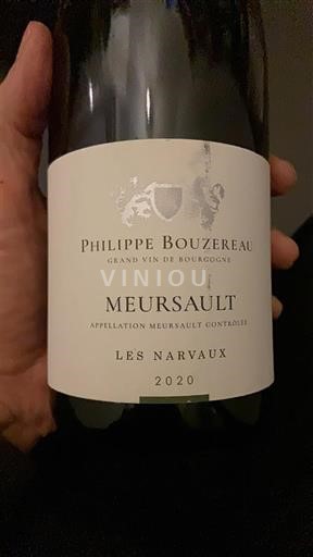 Bourgogne Meursault Philippe Bouzereau Les Narvaux 2020