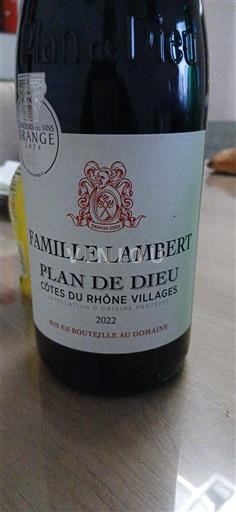 Valle del Ródano No especificado Famille Lambert 2022