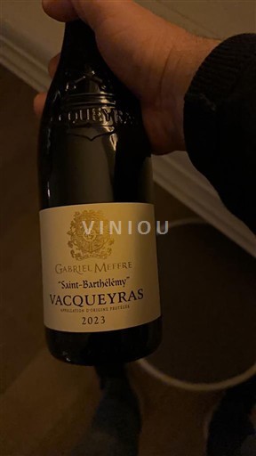 Údolí Rhôny Vacqueyras Gabriel Meffre Saint-Barthélémy 2023