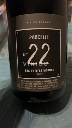 Loire-dalen Ikke specificeret Franck Cocteaux Parcelle 22 Les Petites Mothes 2020