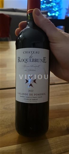 Bordeaux Lalande-de-pomerol Château RoquebrunE le sablot 2022