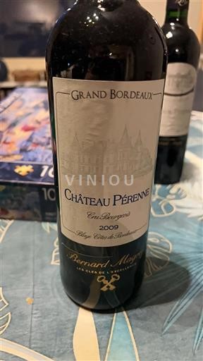 Bordeaux Blaye-côtes-de-bordeaux Cru Bourgeois Château Pérenne Cru Bourgeois 2009